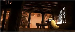 An image of the dream sequence in Kung Fu Panda (Copyright Dreamworks)