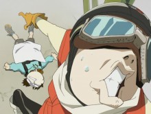Haruhara declaring Naota dead flcl_06310