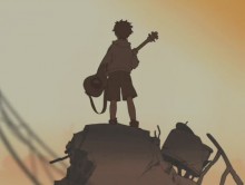 Naota and the guitar flcl_39351