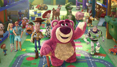 Toy Story 3 Welcome to Sunnyville which is so sunny you get suspicious.