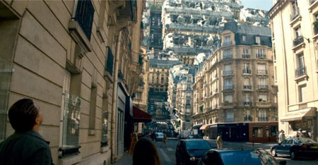 Inception-Movie-Still-2 You call that Origami? To me it only looks like rolling a donut...